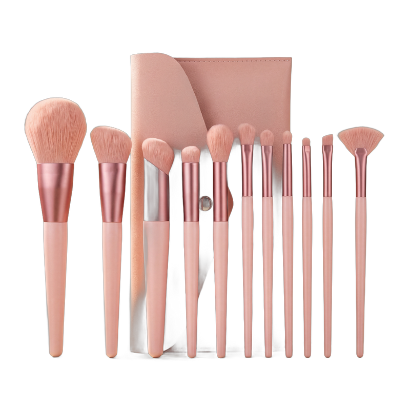 Pink Heart Makeup Brush Set hero shot