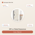 SPF 30 Tinted Sunscreen key benefits overview