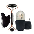 3-in-1 Facial Massage Set | Gua Sha, Ice Tray & Roller