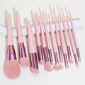 Pink Heart Makeup Brush Set | Soft Professional Kit