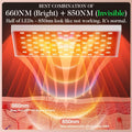 Lámpara de terapia de luz roja | Doble longitud de onda 660nm y 850nm