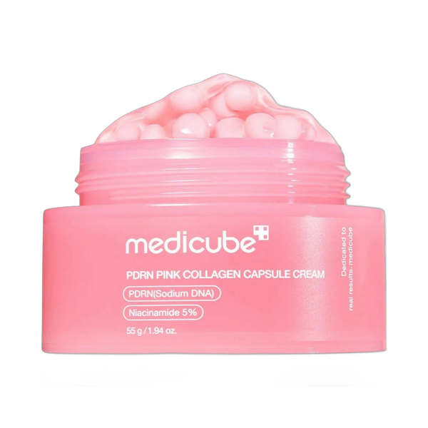 Medicube Pink Collagen Capsule Cream hero shot