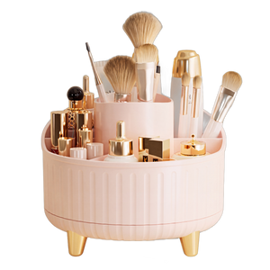 Rotierender Make-up-Pinsel-Organizer | Staubdichte Aufbewahrung