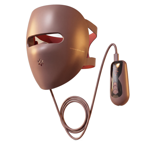LED Light Therapy Face Mask with Neck Attachment floating hero shot